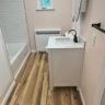 Finished Bathroom Remodel From Doorway by JL Home Builders, Pittsburgh