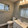 Finished Bathroom Vanity Mirror Cabinet Toilet by JL Home Builders, Pittsburgh