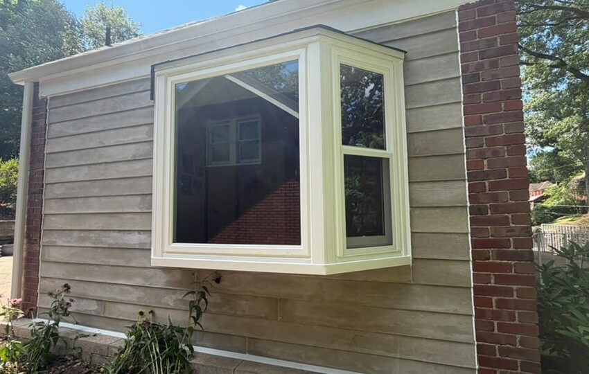 Finished Bay Window On Siding Exterior by JL Home Builders, Pittsburgh