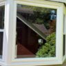 Finished bay window with a new roof cap on a Pittsburgh home in early fall, JL Home Builders