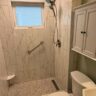 Finished Full Bathroom Remodel Tiled Shower by JL Home Builders, Pittsburgh