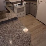 Finished Kitchen With Granite Peninsula And Fridge by JL Home Builders, Pittsburgh