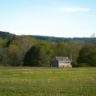 House on an open grass lot in Pennsylvania