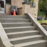 New Poured Concrete Front Steps by JL Home Builders, Pittsburgh